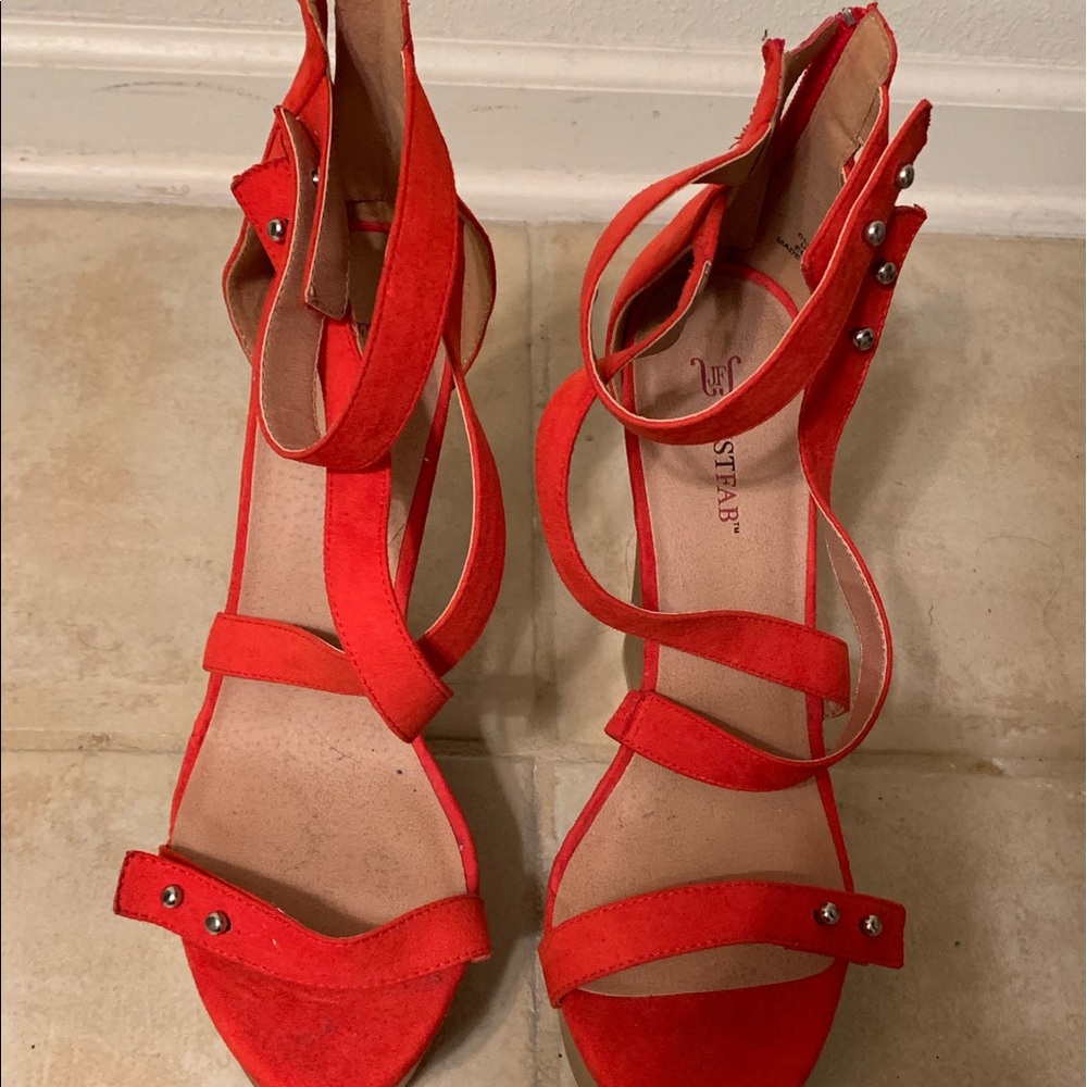 Perfect Red Summer Wedge